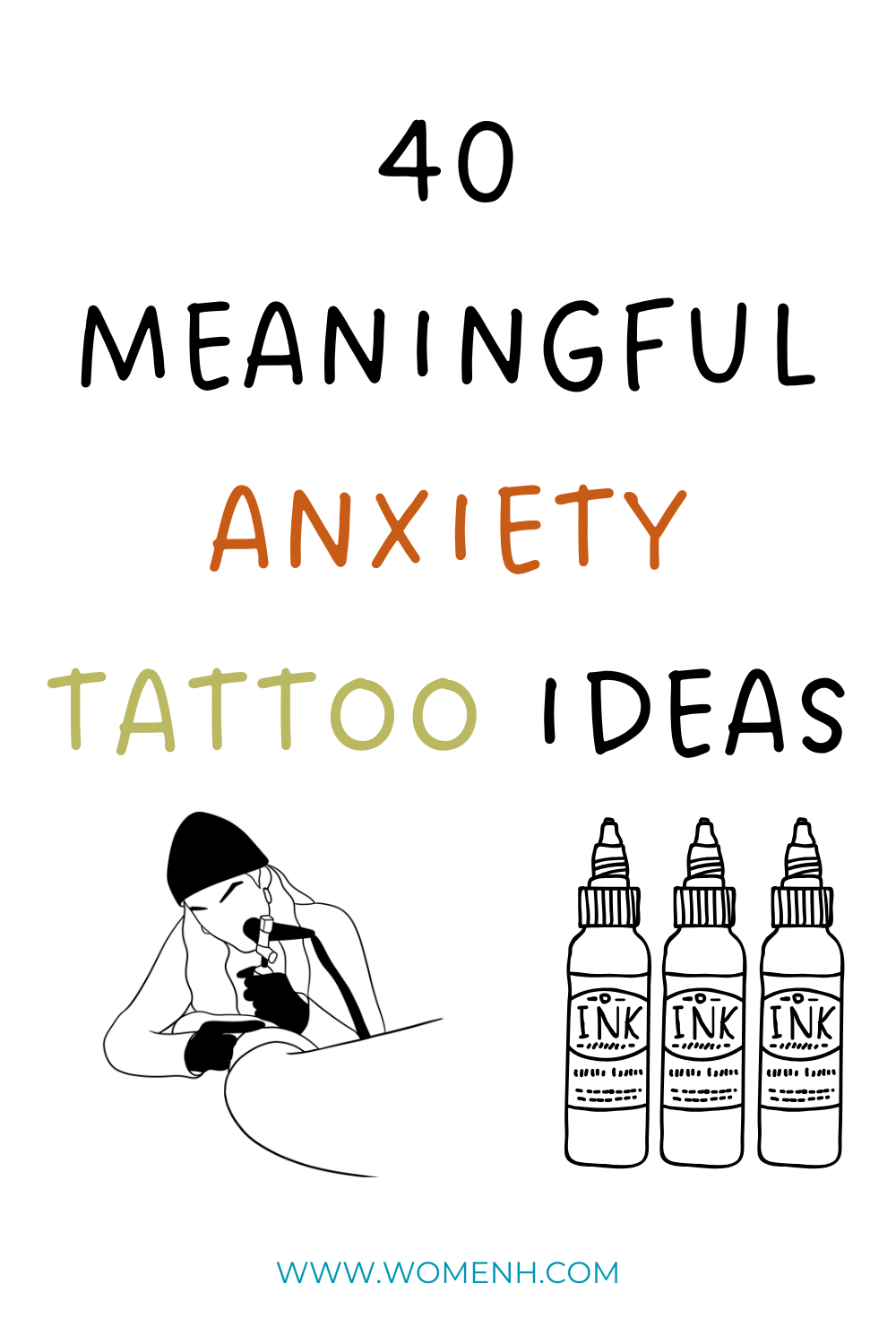 40 Meaningful Anxiety Tattoo To Give You Strength