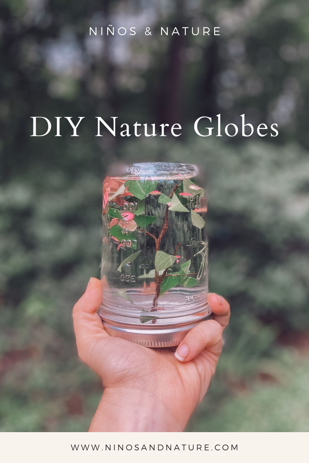 DIY Nature Globes ~Globo de la Naturaleza~