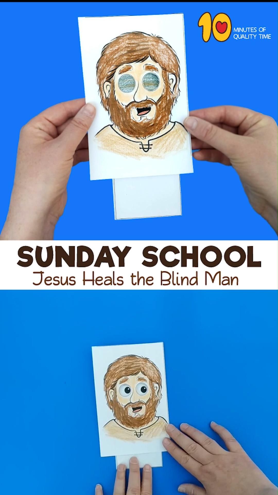Jesus Heals the Blind Man Craft
