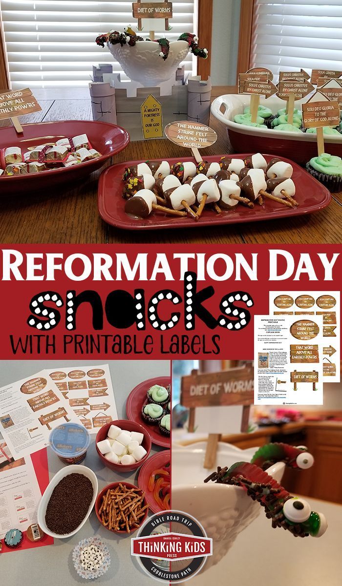 Reformation Day Snacks