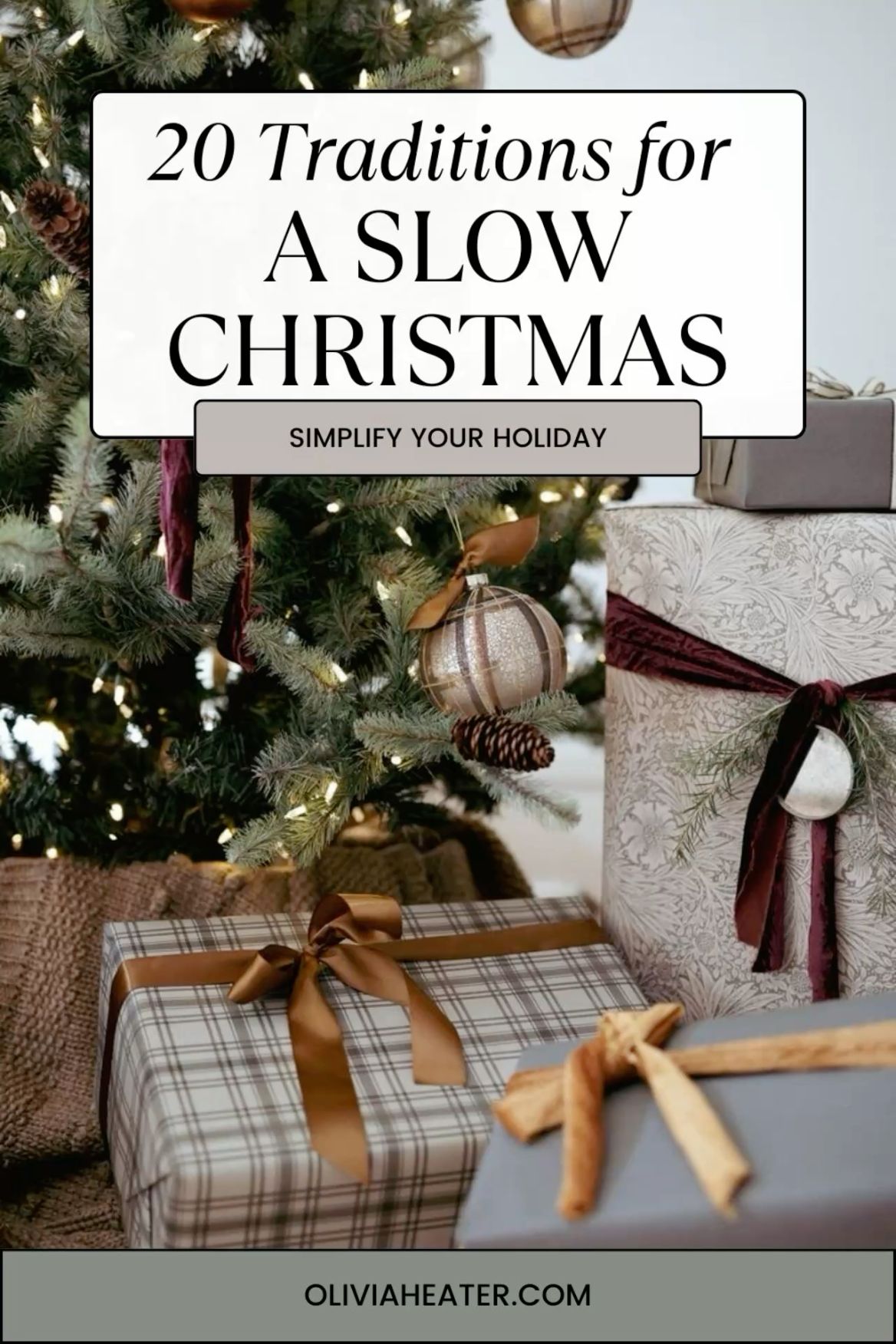 20 Traditions for a Slow Intentional Christmas