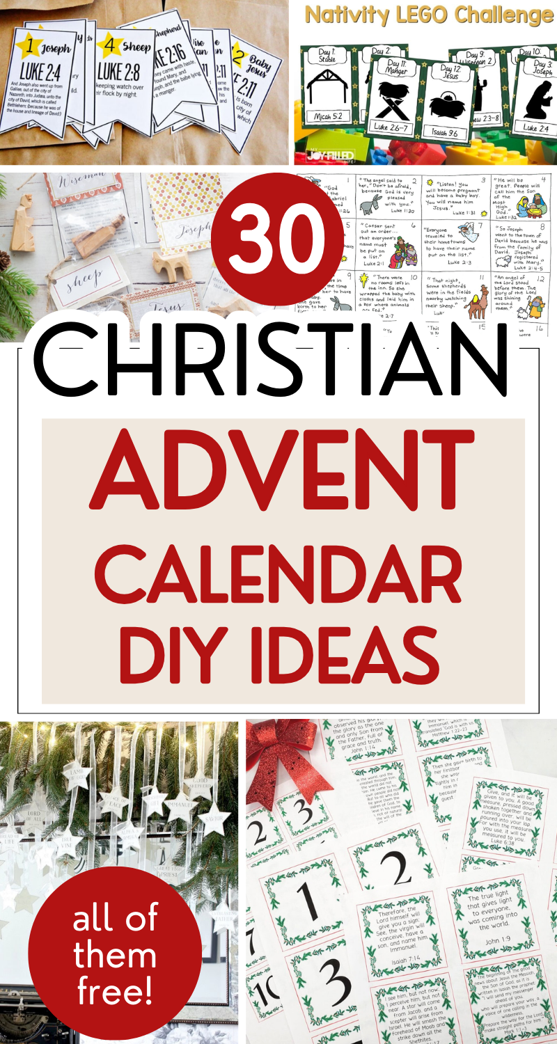 30 Christian DIY Advent Calendar Ideas