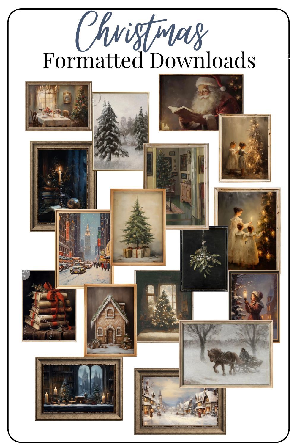 Free Christmas Printable Wall Art for Holiday Decor – Erin Zubot Design