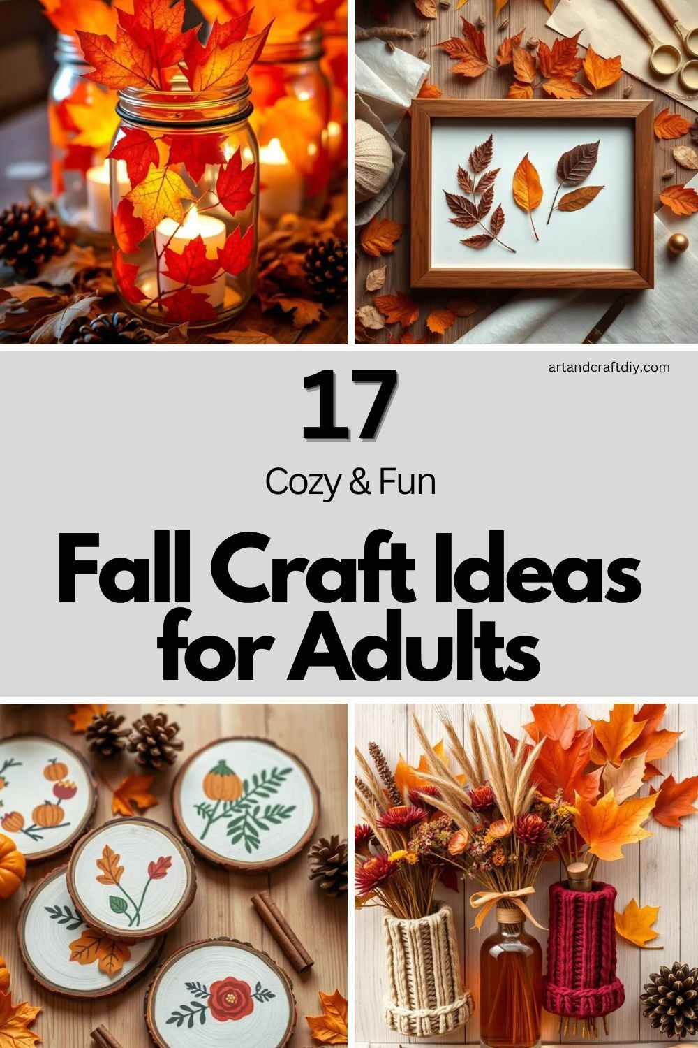 17 Cozy & Fun Fall Craft Ideas for Adults