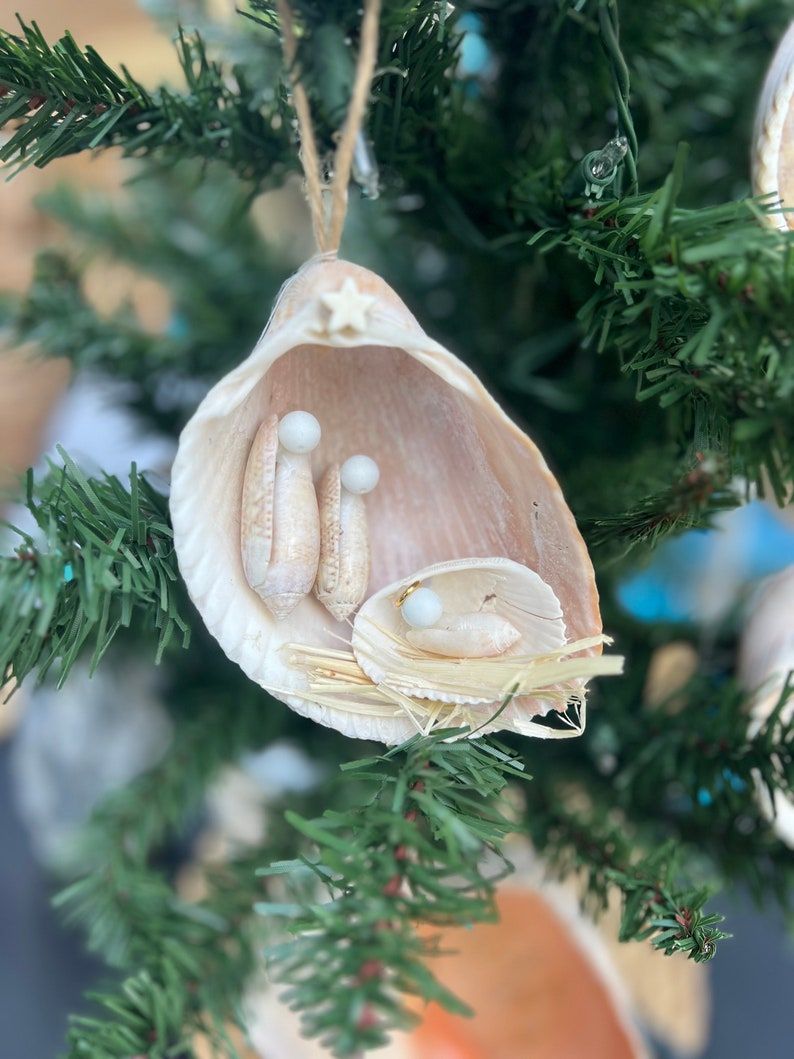 Seashell Nativity Ornament – Etsy