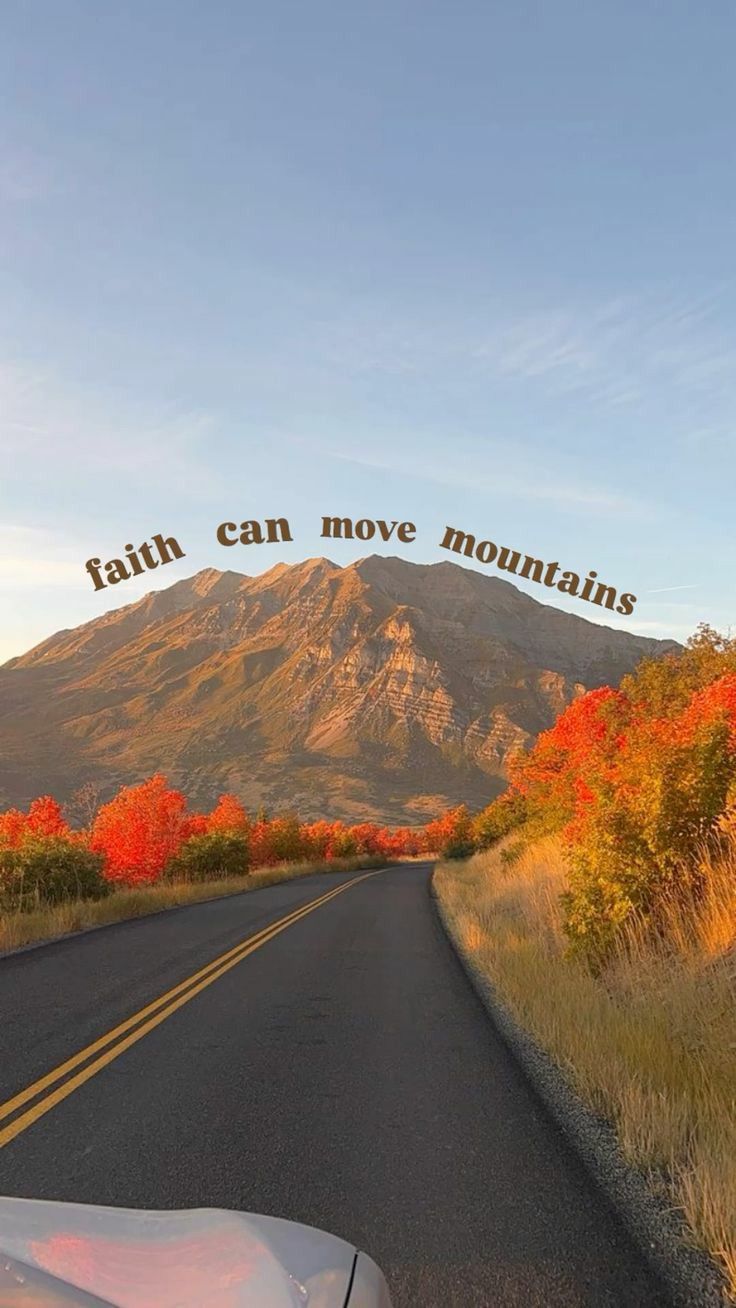 Faith can move mountains🍁🍂✝️