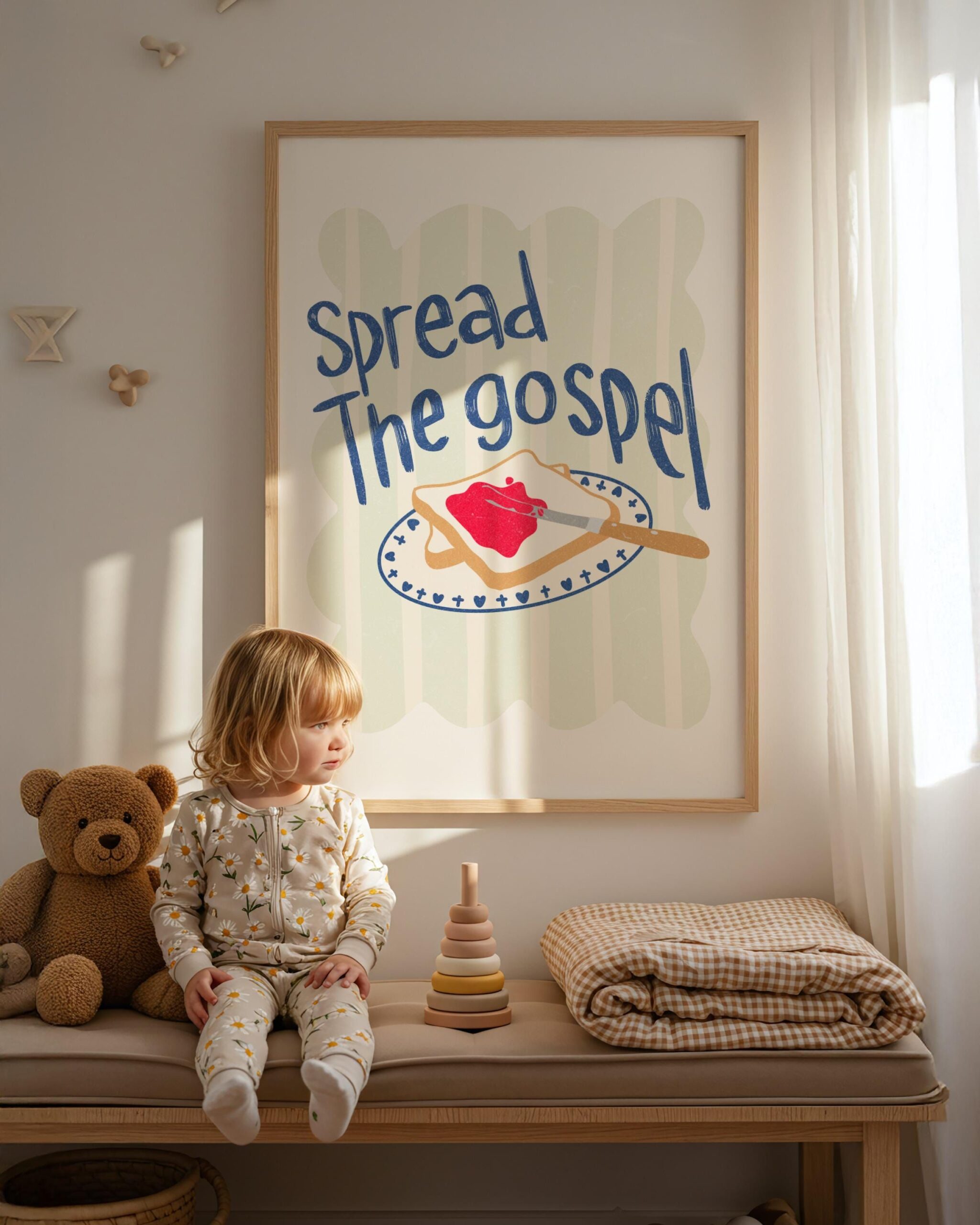 Christliche Wand Kunst Druck: Moderne Schrift, Kinder Schlafzimmer Dekor (Digitaler Download)