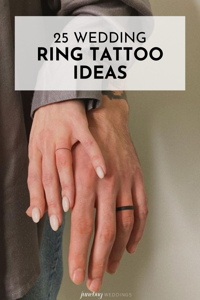 25+ Wedding Ring Tattoo Ideas | Junebug Weddings