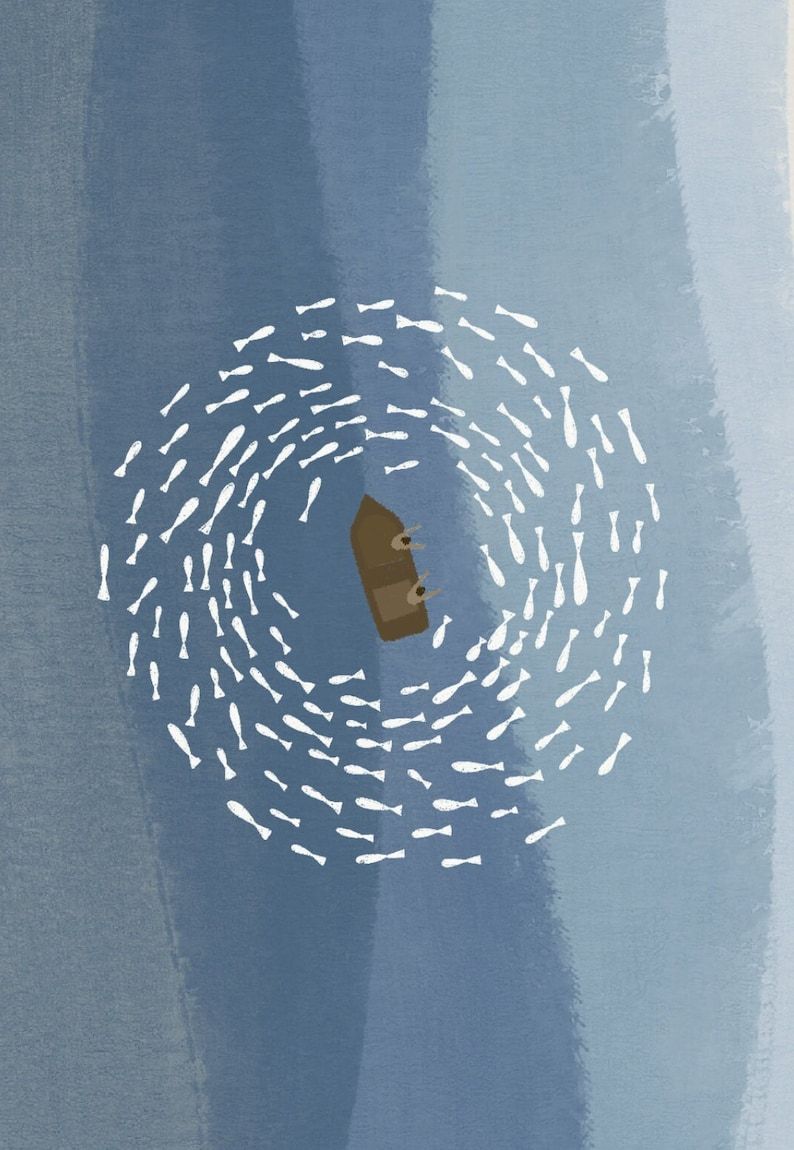 Miraculous Catch of Fish Print: Coastal Christian Art (digital Download) – Etsy Singapore