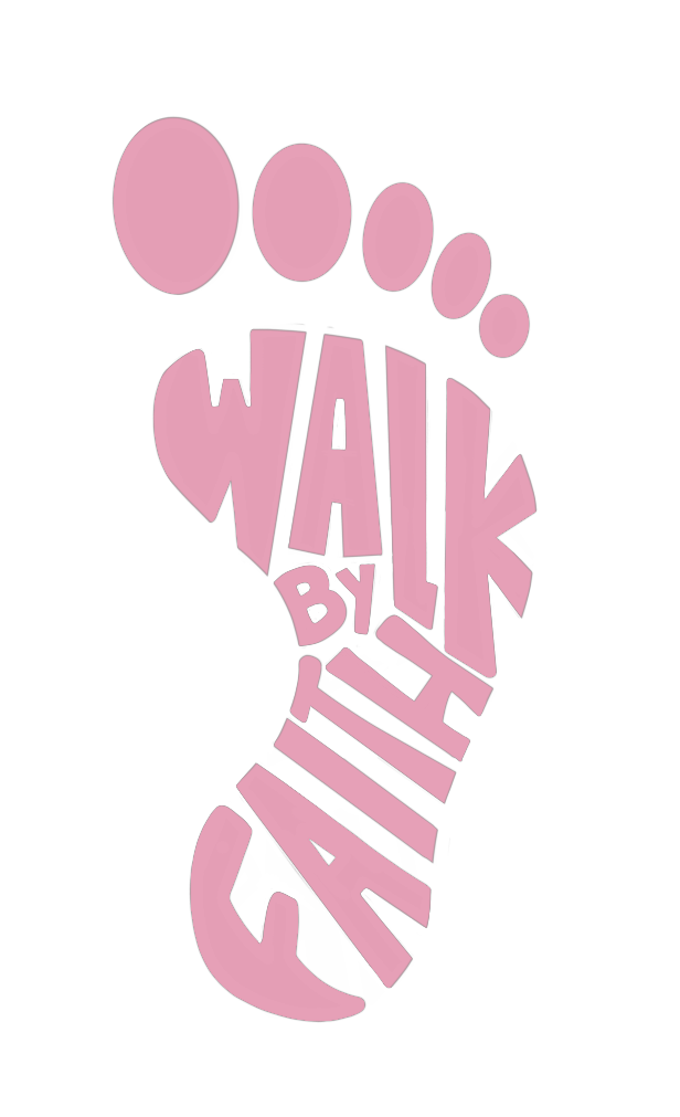 Walk By Faith Footprint
