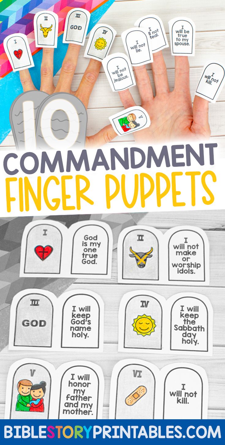 10 Commandments Craft