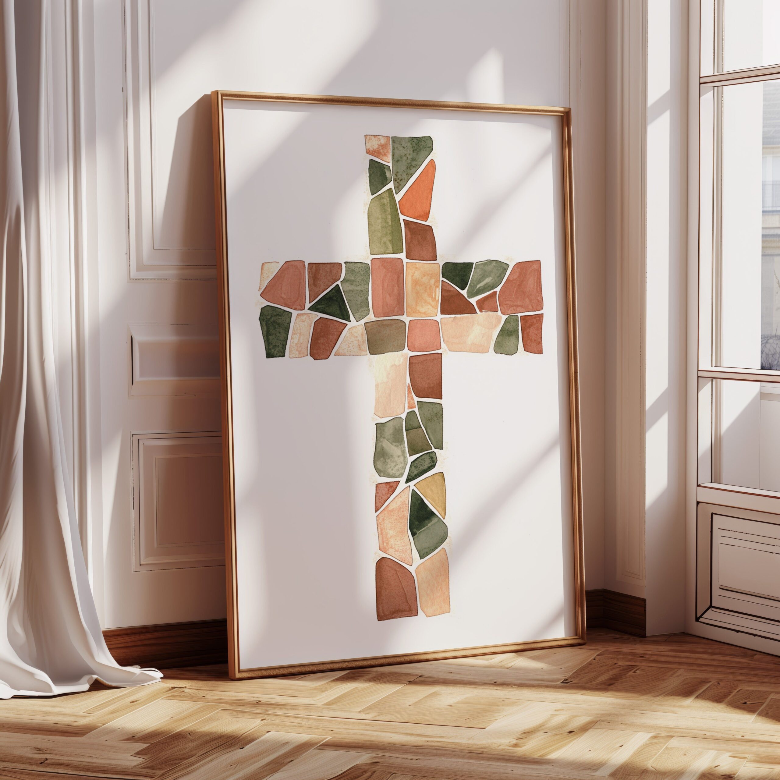 Held Together by Grace – Black Framed Canvas / 32 x 48