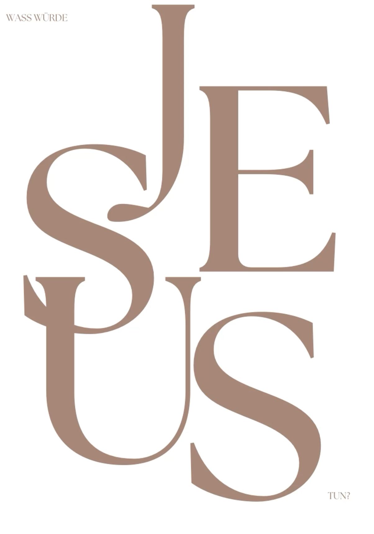 Was würde Jesus tun?🤍