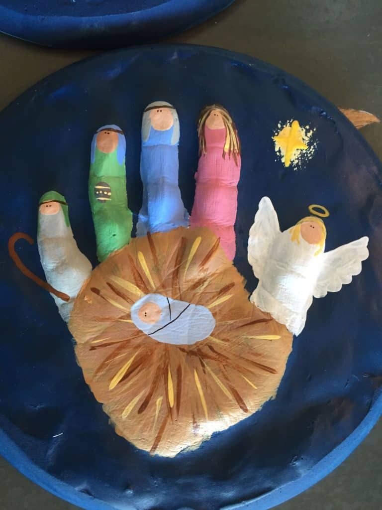 How to Make a Salt Dough Nativity Handprint Ornament – Out Upon the Waters