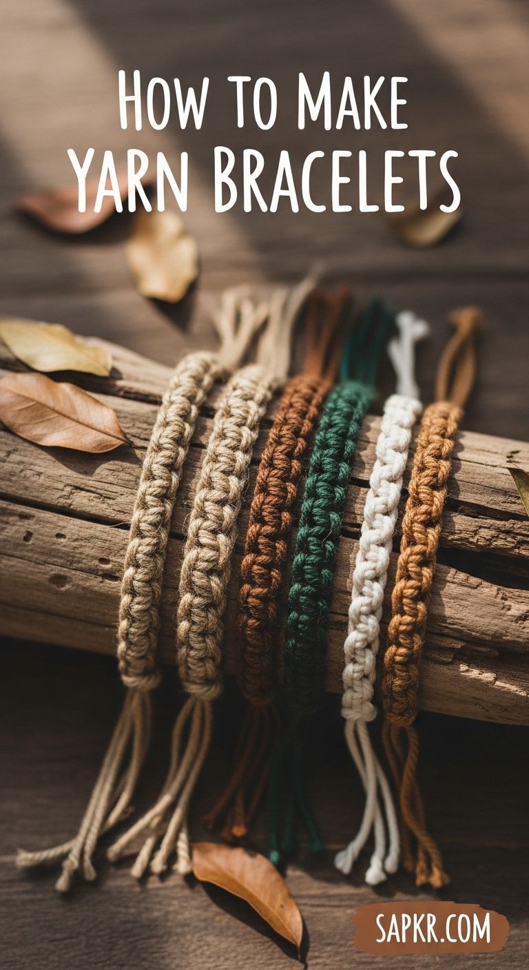 How to Make Yarn Bracelets: 12 Easy & Stunning Ideas