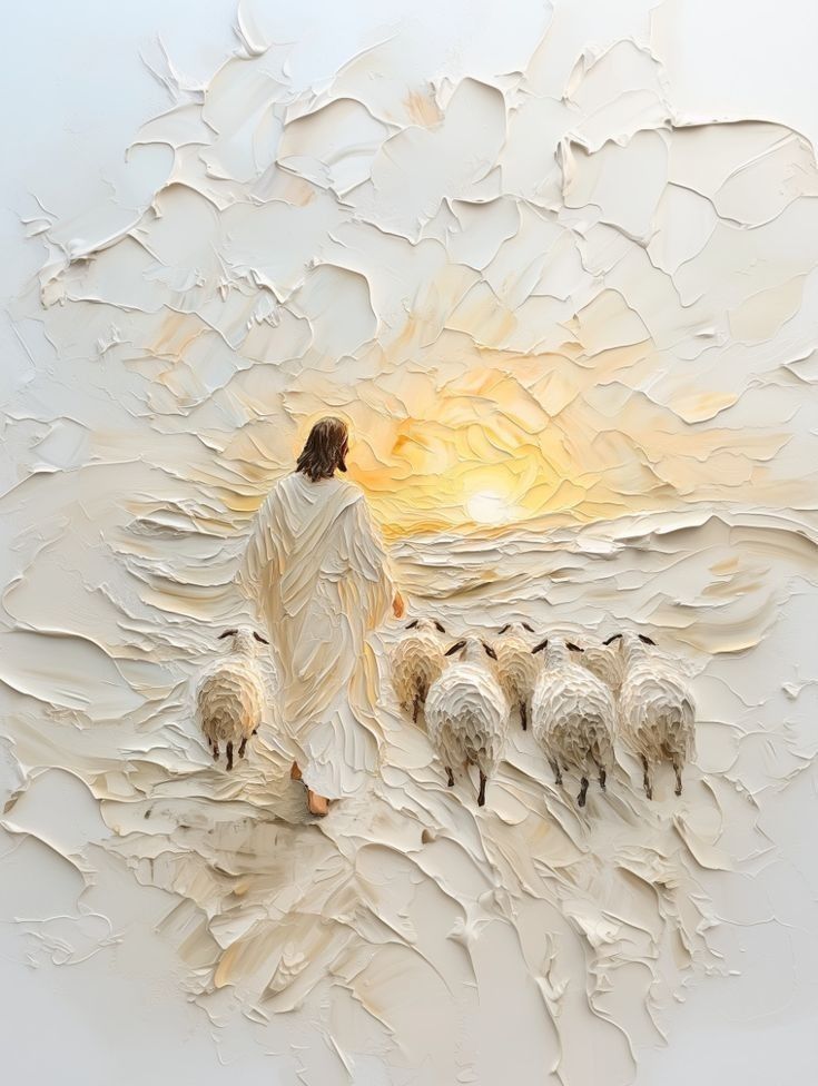 Christian Canvas Jesus Is The Good Shepherd &#8211; LuvinGift