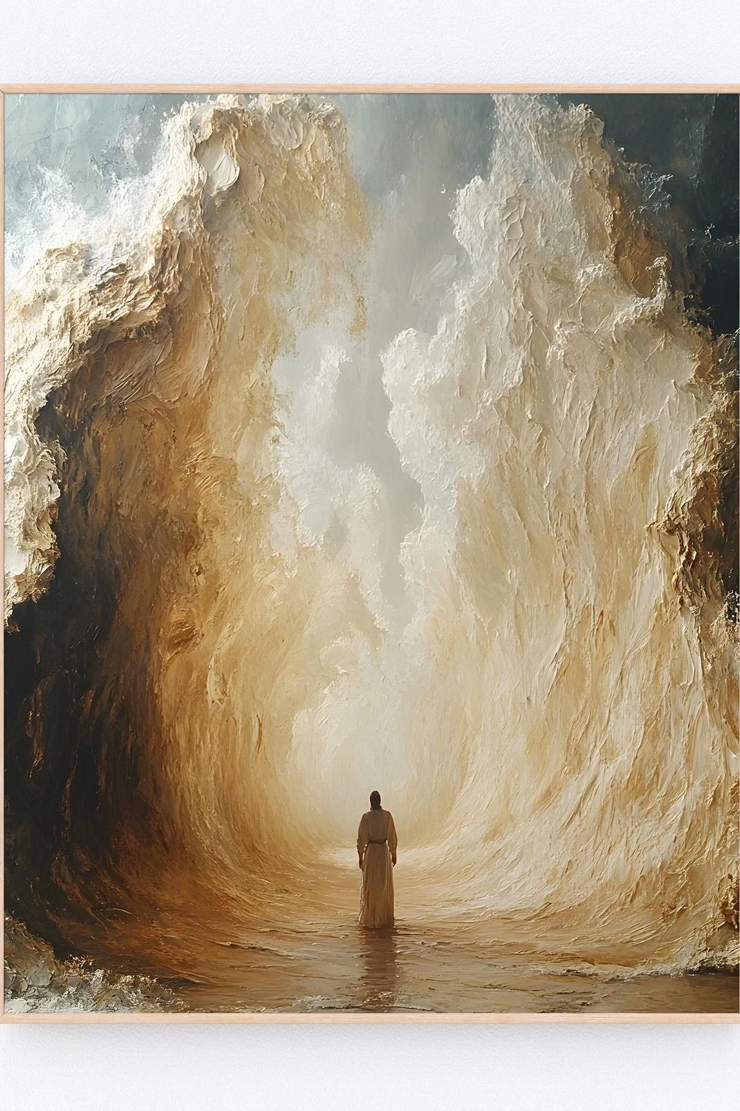 Stunning Moses Red Sea Wall Art for Serenity