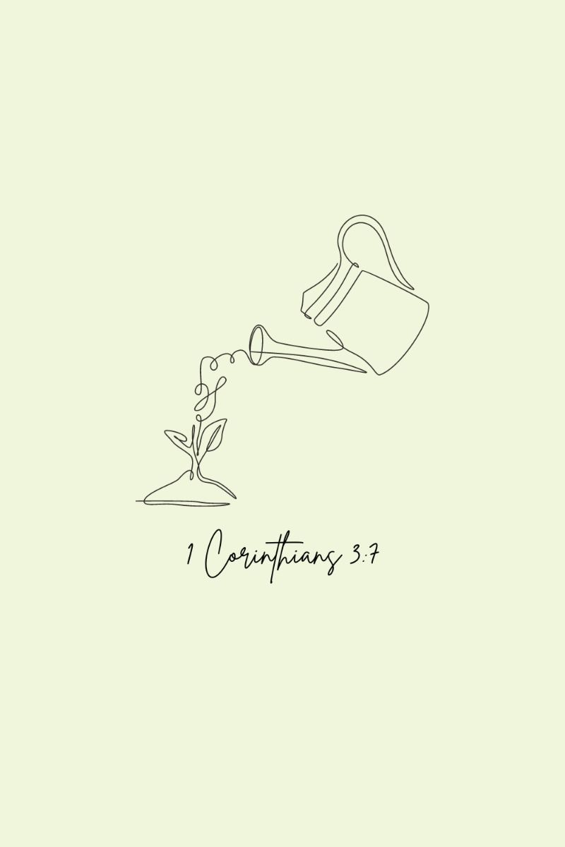 Bible Verse Wallpaper | 1 Corinthians 3:7 | The Increase