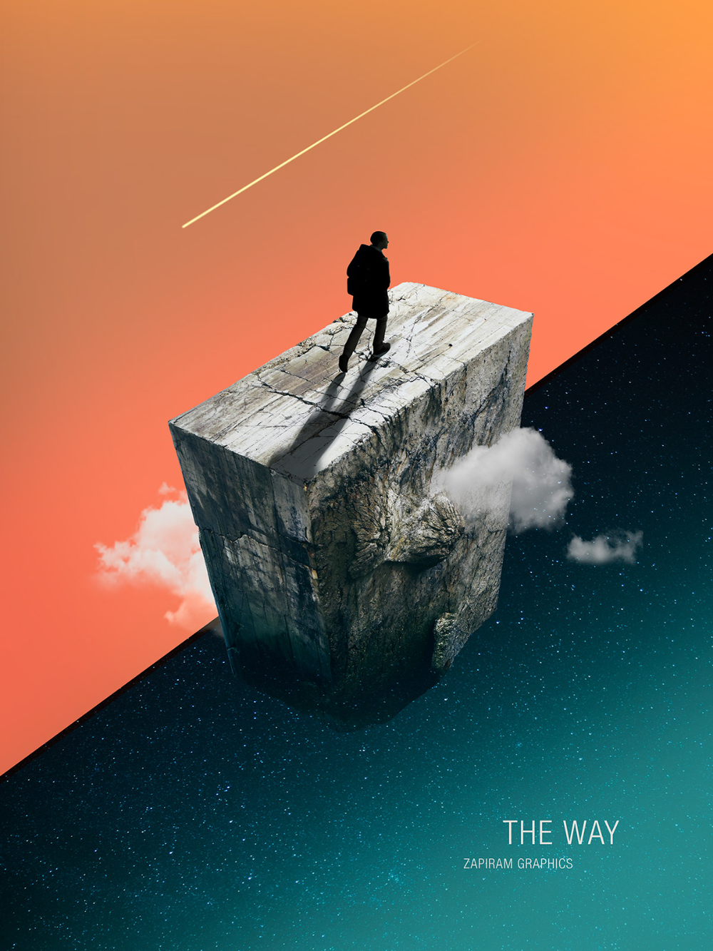 Digital Collage • The Way – Maripaz Franco