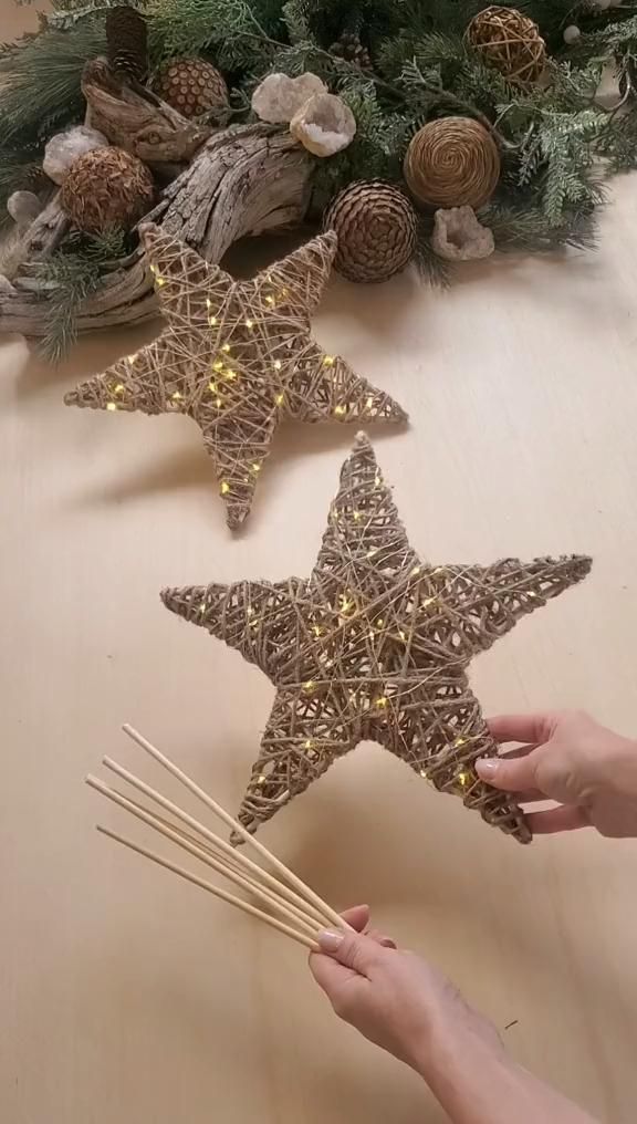 DIY estrela de natal