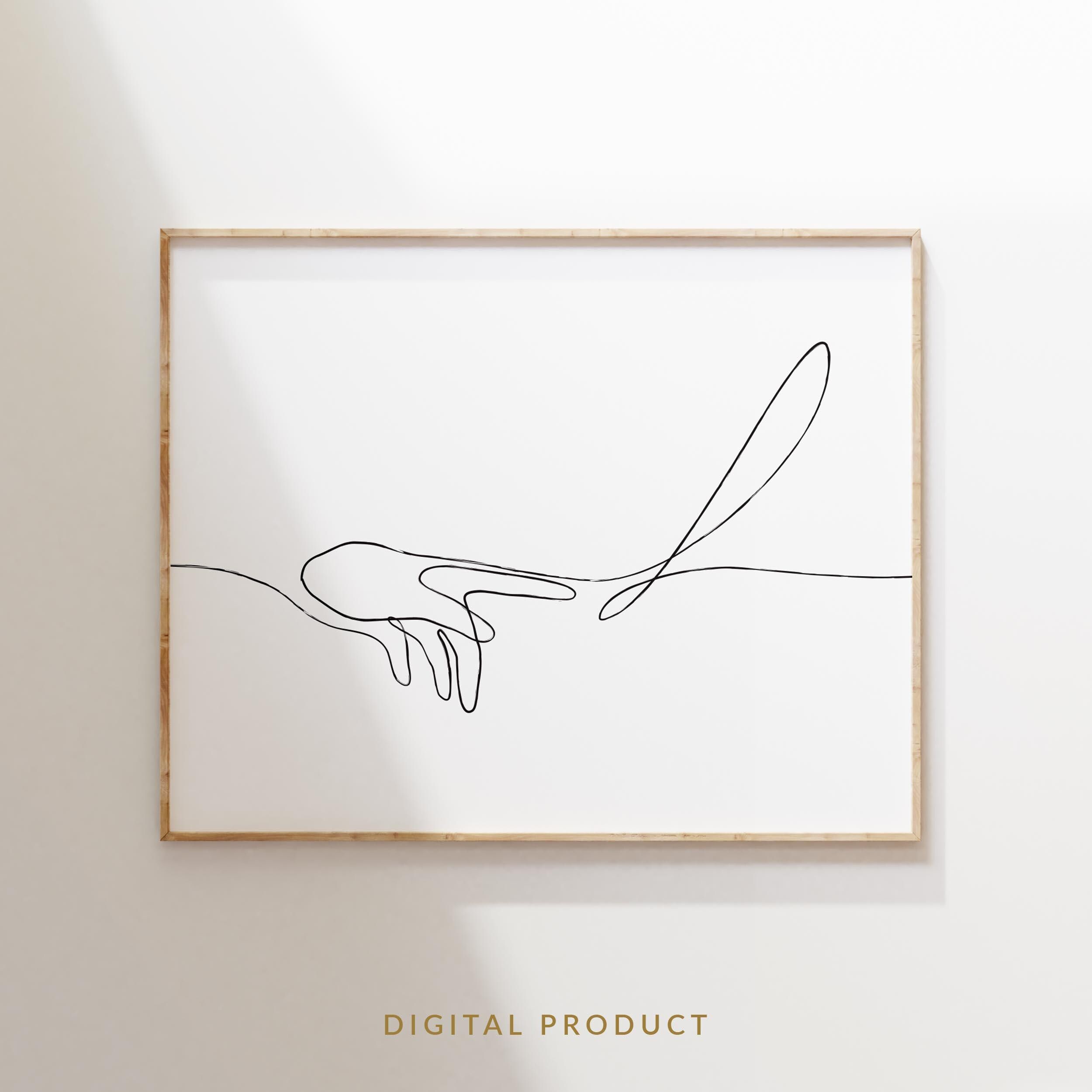 Woman healed by Jesus, Touching the hem of Jesus garment, Bible verse Illustration, Modern Christian Wall Art, Minimalist Religious Artwork