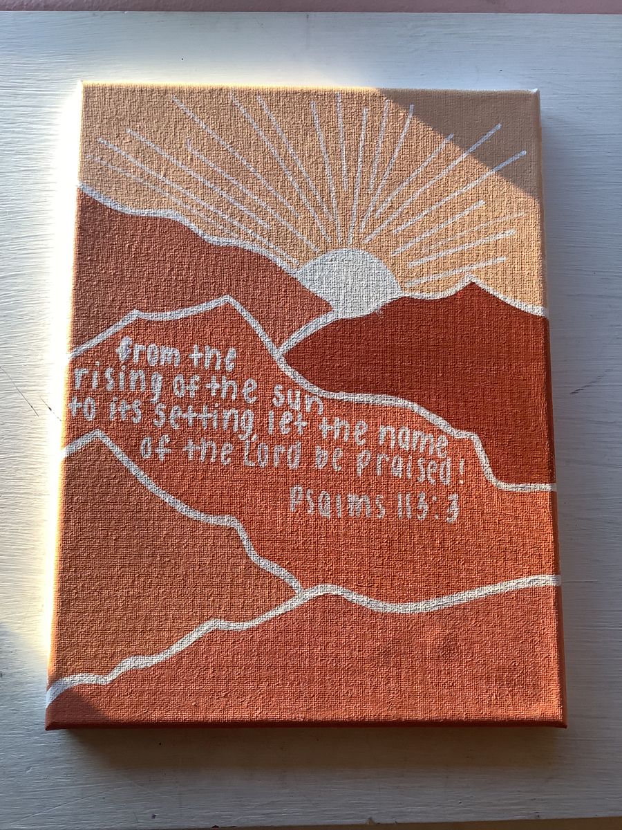 cute christian painting