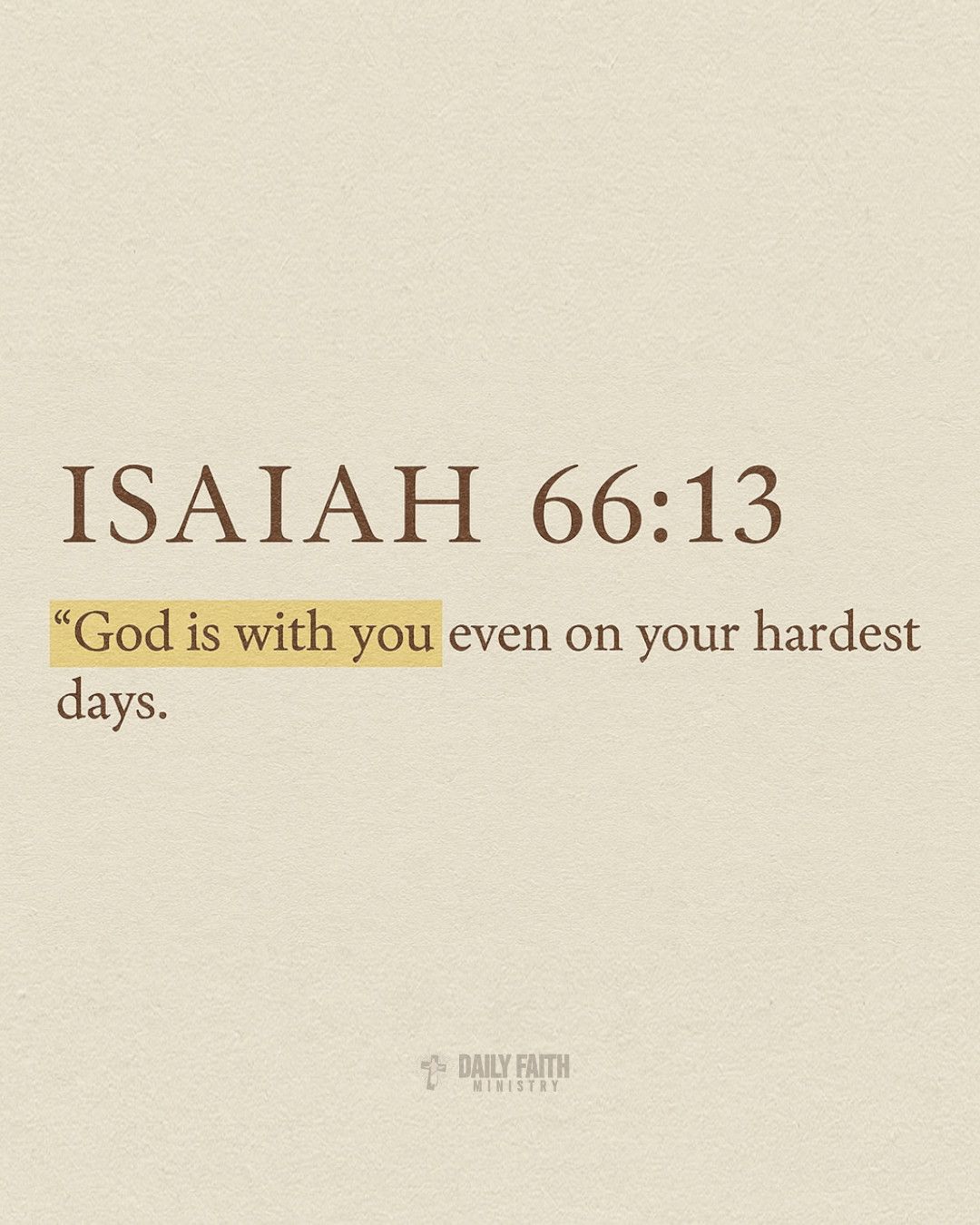 Daily – God is with you. 🙏❤ #Godisgood #bibleverse | Facebook